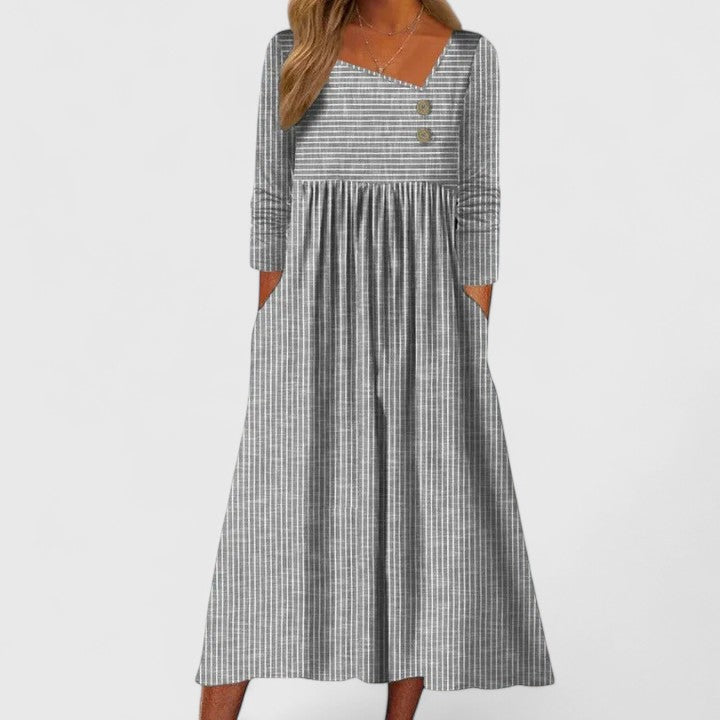 Inés | Vestido midi elegante