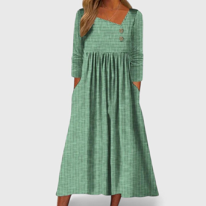 Inés | Vestido midi elegante