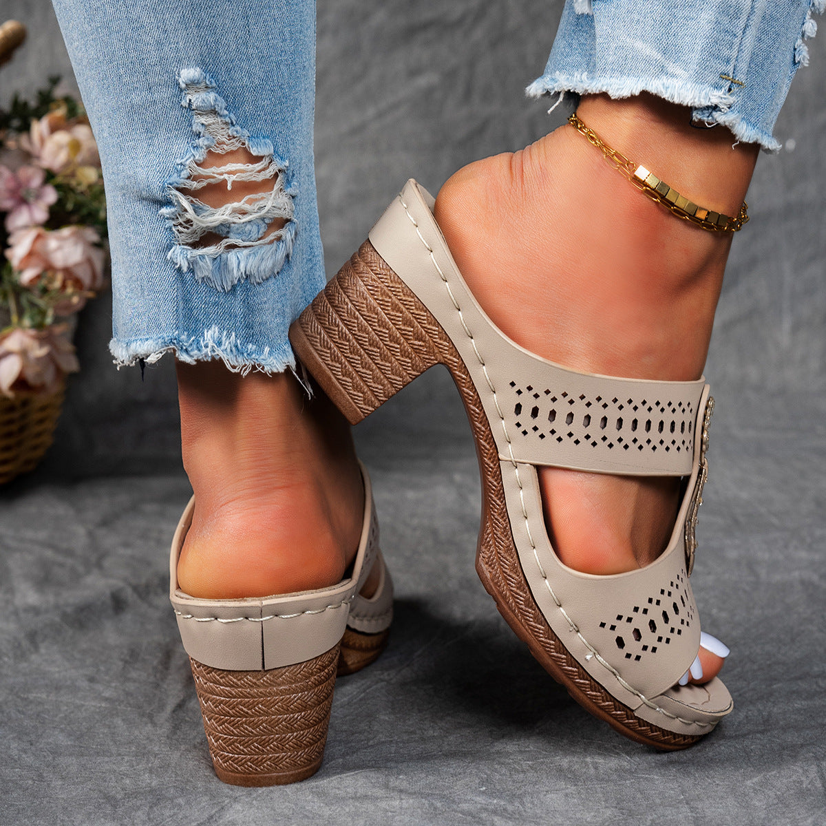 Isabella™ | Sandalias de tacón alto ortopédicas para mayor comodidad