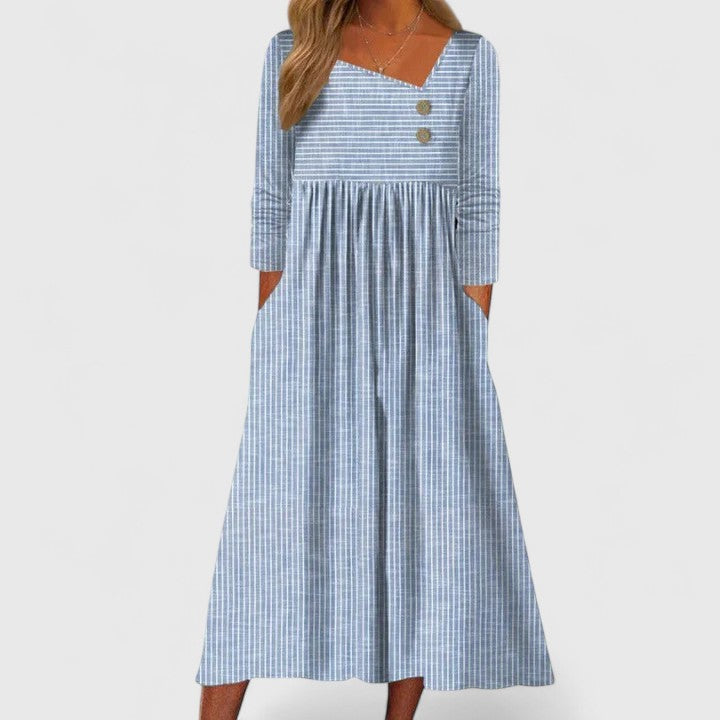Inés | Vestido midi elegante