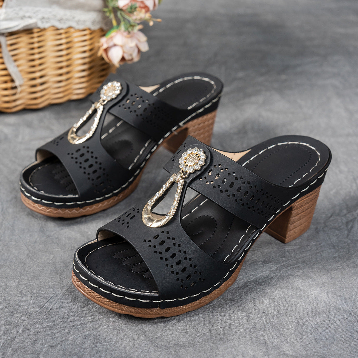 Isabella™ | Sandalias de tacón alto ortopédicas para mayor comodidad