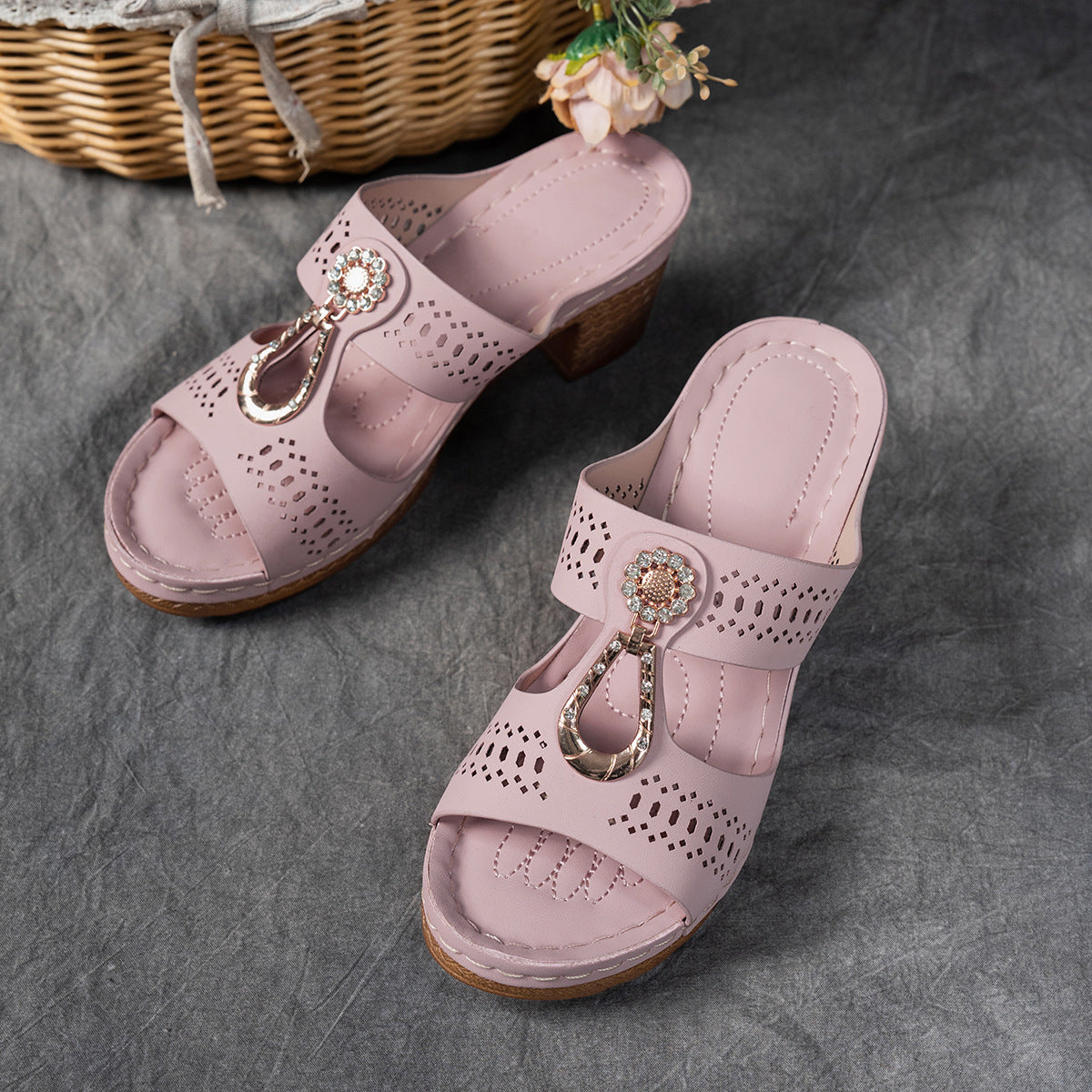 Isabella™ | Sandalias de tacón alto ortopédicas para mayor comodidad