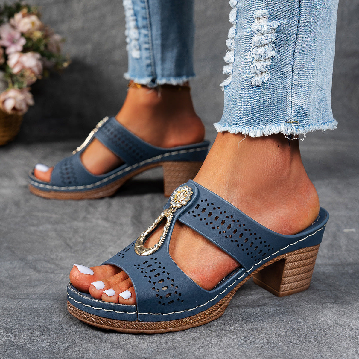 Isabella™ | Sandalias de tacón alto ortopédicas para mayor comodidad