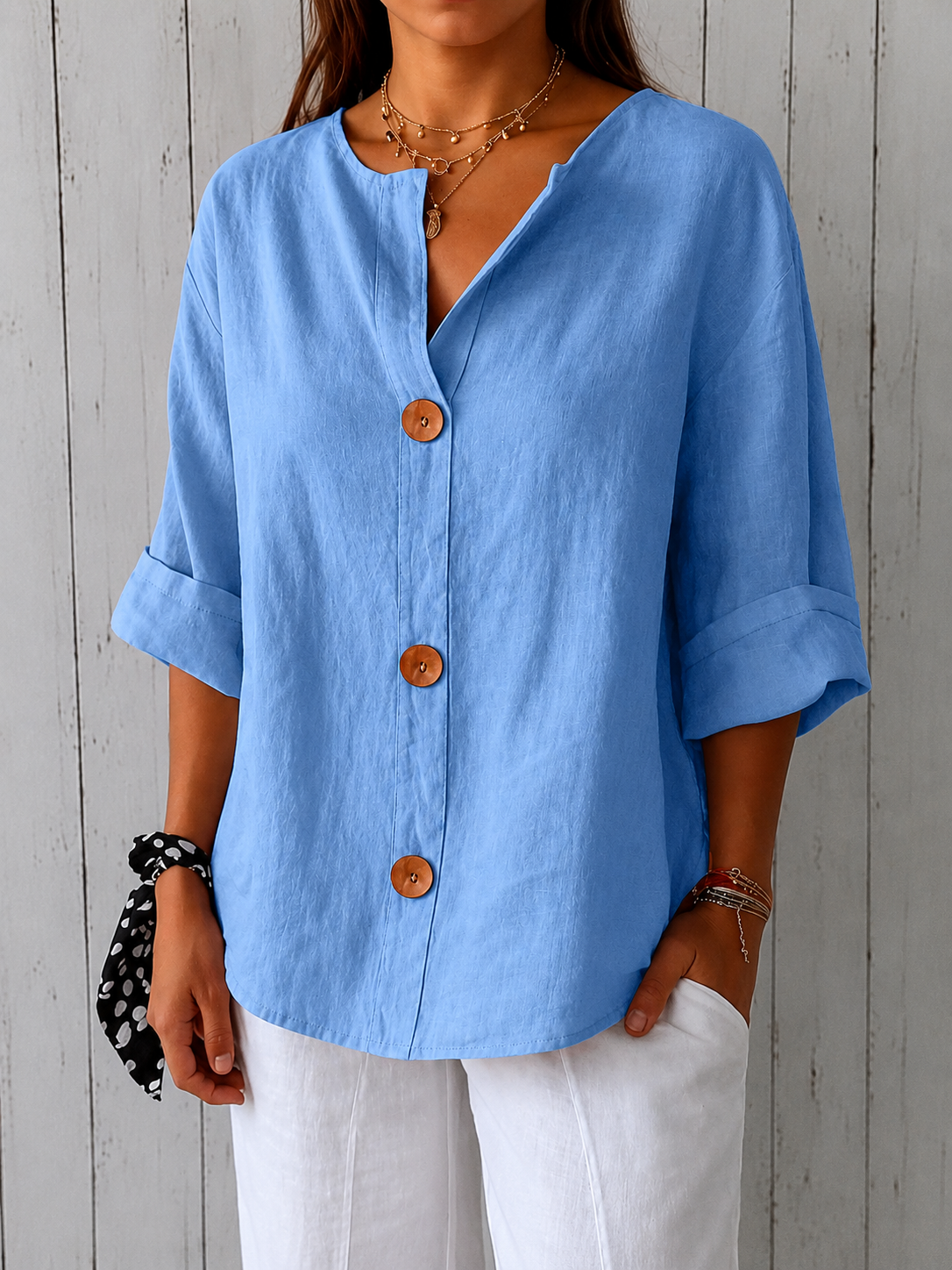 Verónica | Blusa de verano holgada