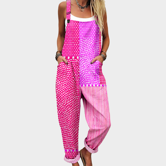 Un cómodo peto estampado