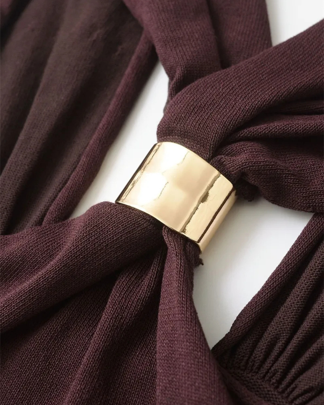 Angela | Top halter color moca