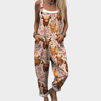 Un cómodo peto estampado