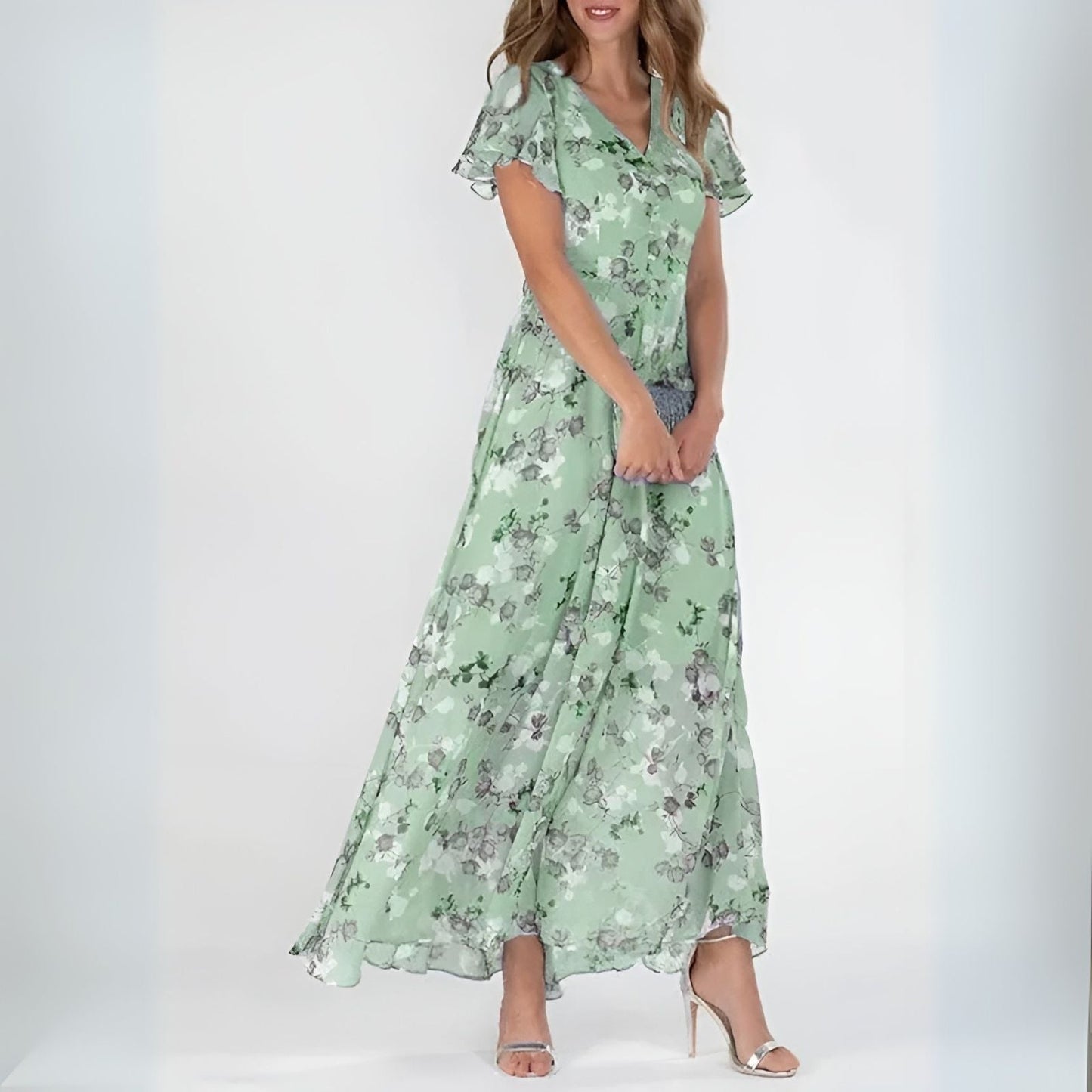 Valeria | Vestido Largo Floral Elegante