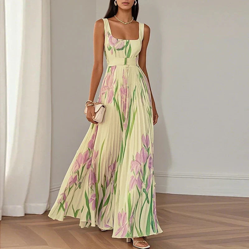 Oriana | Maxivestido Floral Corte en A