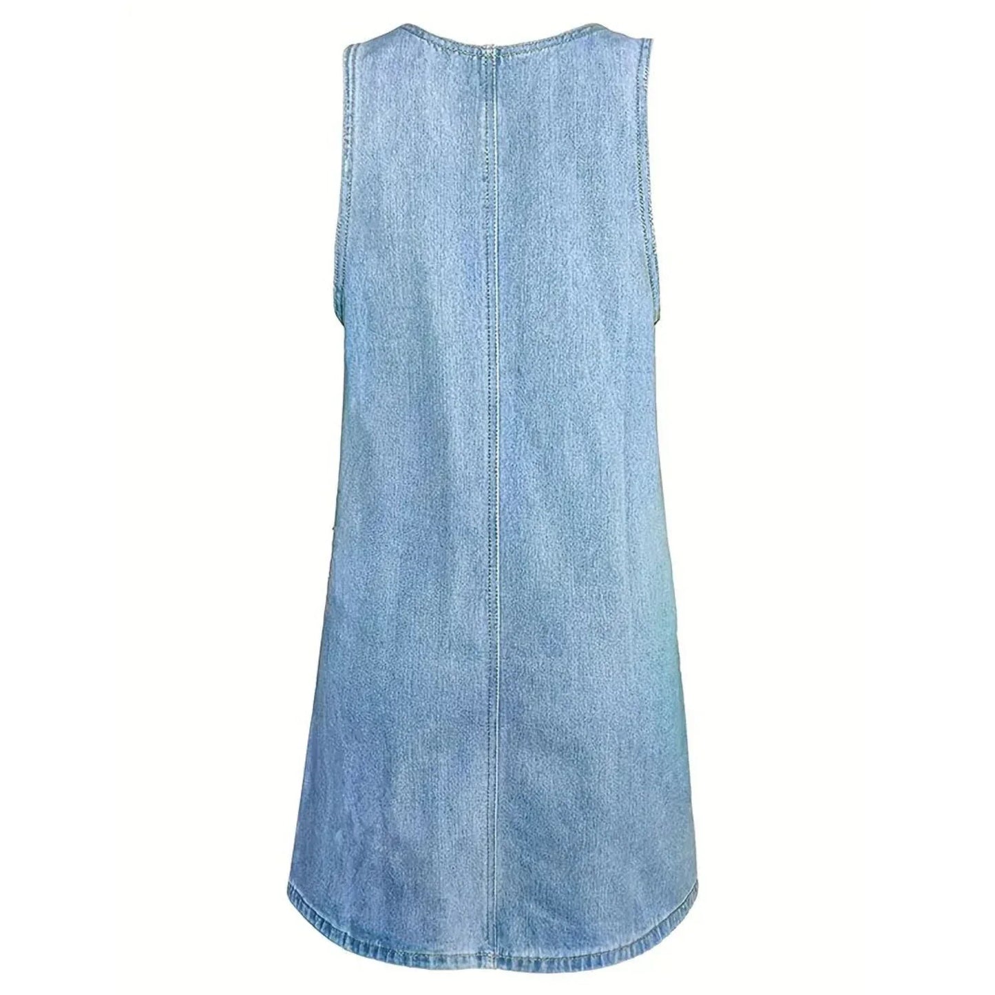 Alejandra | Vestido vaquero de corte relajado