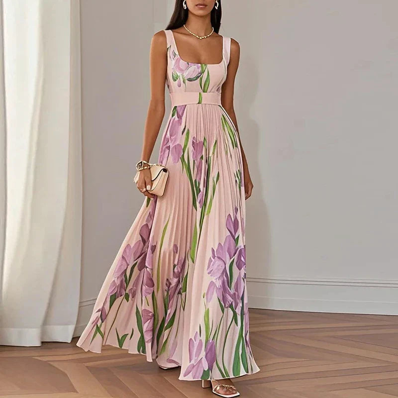 Oriana | Maxivestido Floral Corte en A