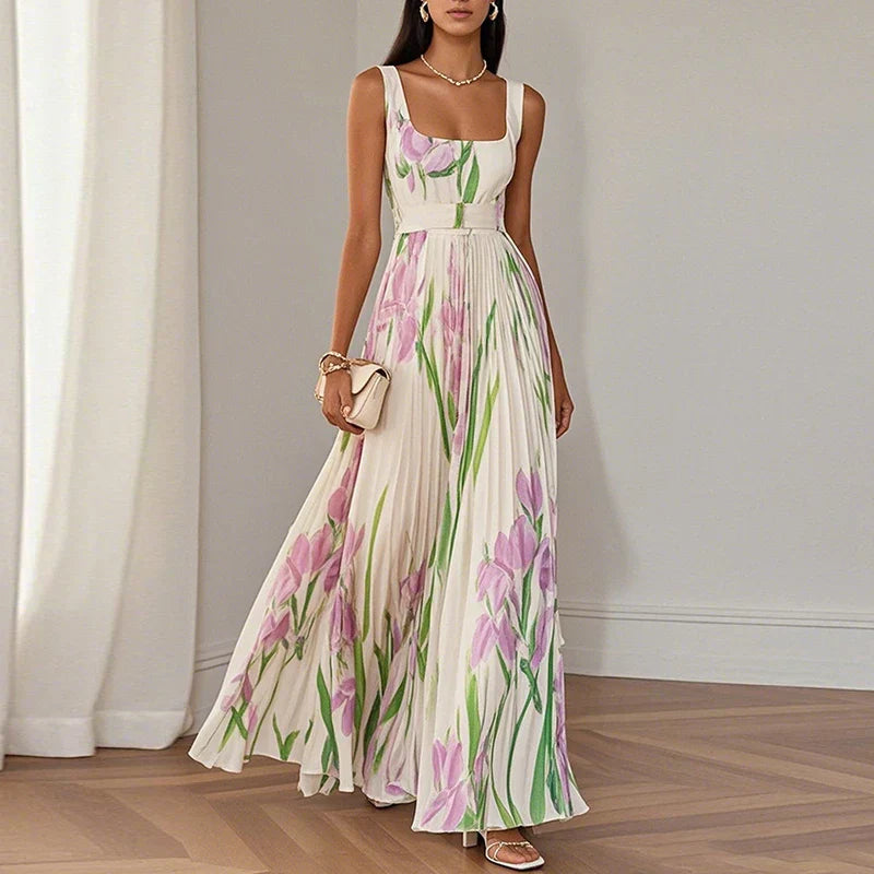 Oriana | Maxivestido Floral Corte en A