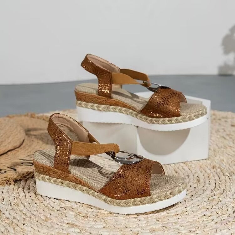 Salomé | Sandalias de plataforma elegantes