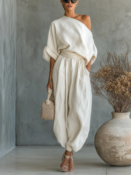 Mila™ || Off-shoulder 2-delige set