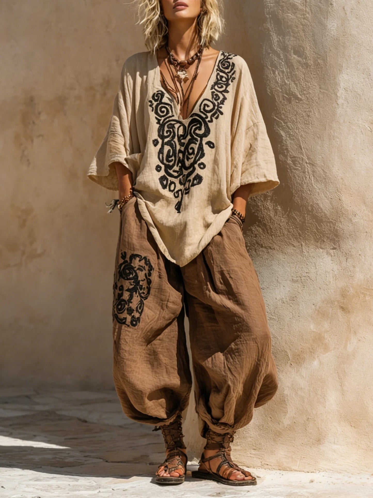 Isabel - Conjunto De 3 Piezas Bohemio