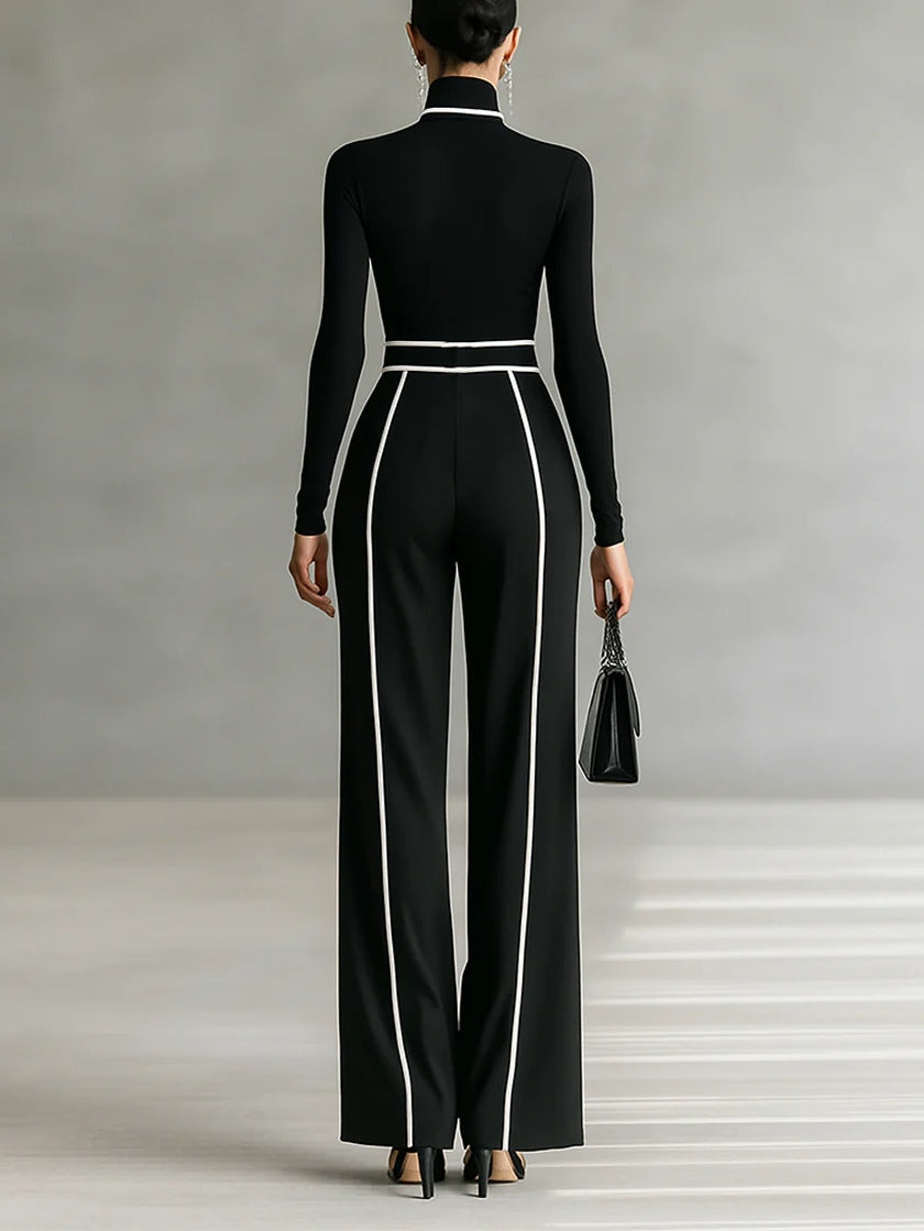 Vera™ || Elegante conjunto con detalles en contraste