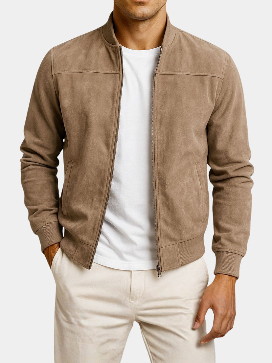 Carlos | Chaqueta de ante para hombre