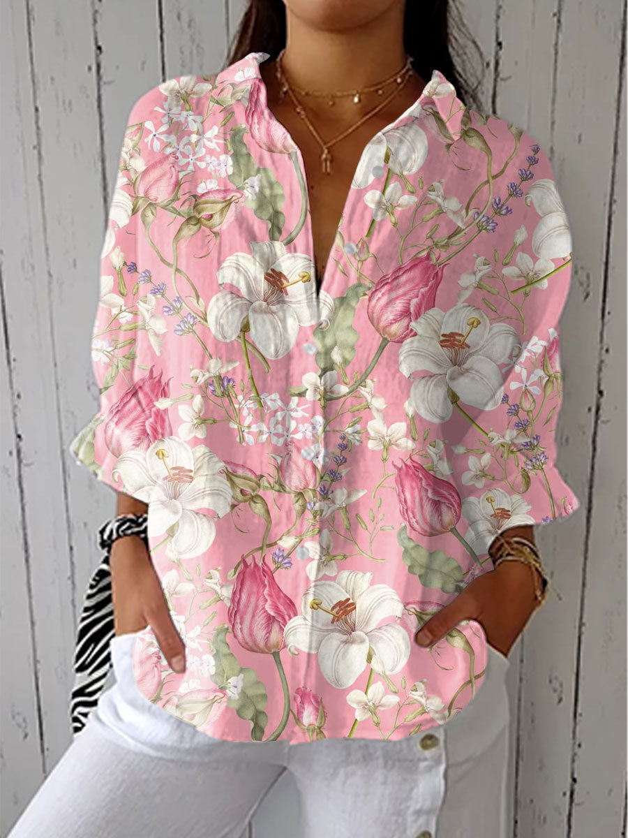 Lorena | Blusa floral elegante