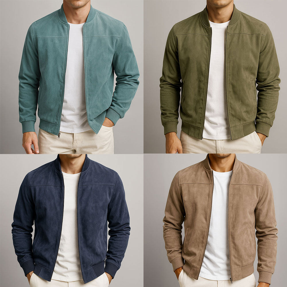 Carlos | Chaqueta de ante para hombre