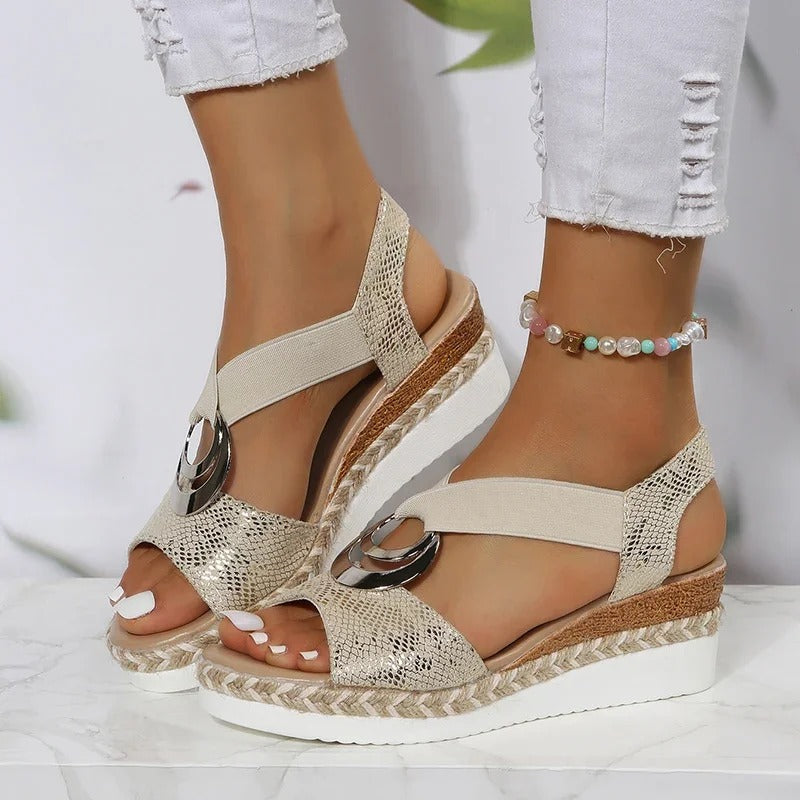Salomé | Sandalias de plataforma elegantes