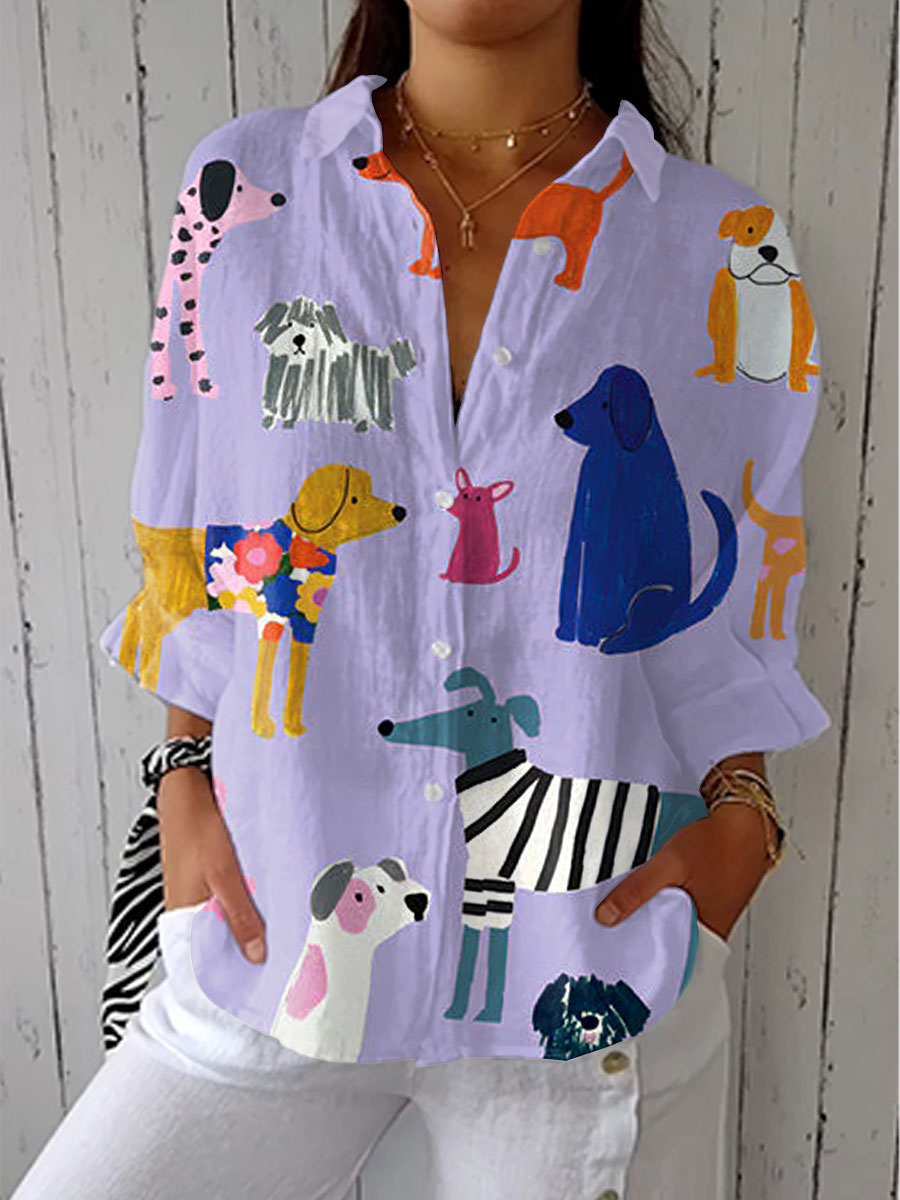 Olga | Blusa de perros divertidos