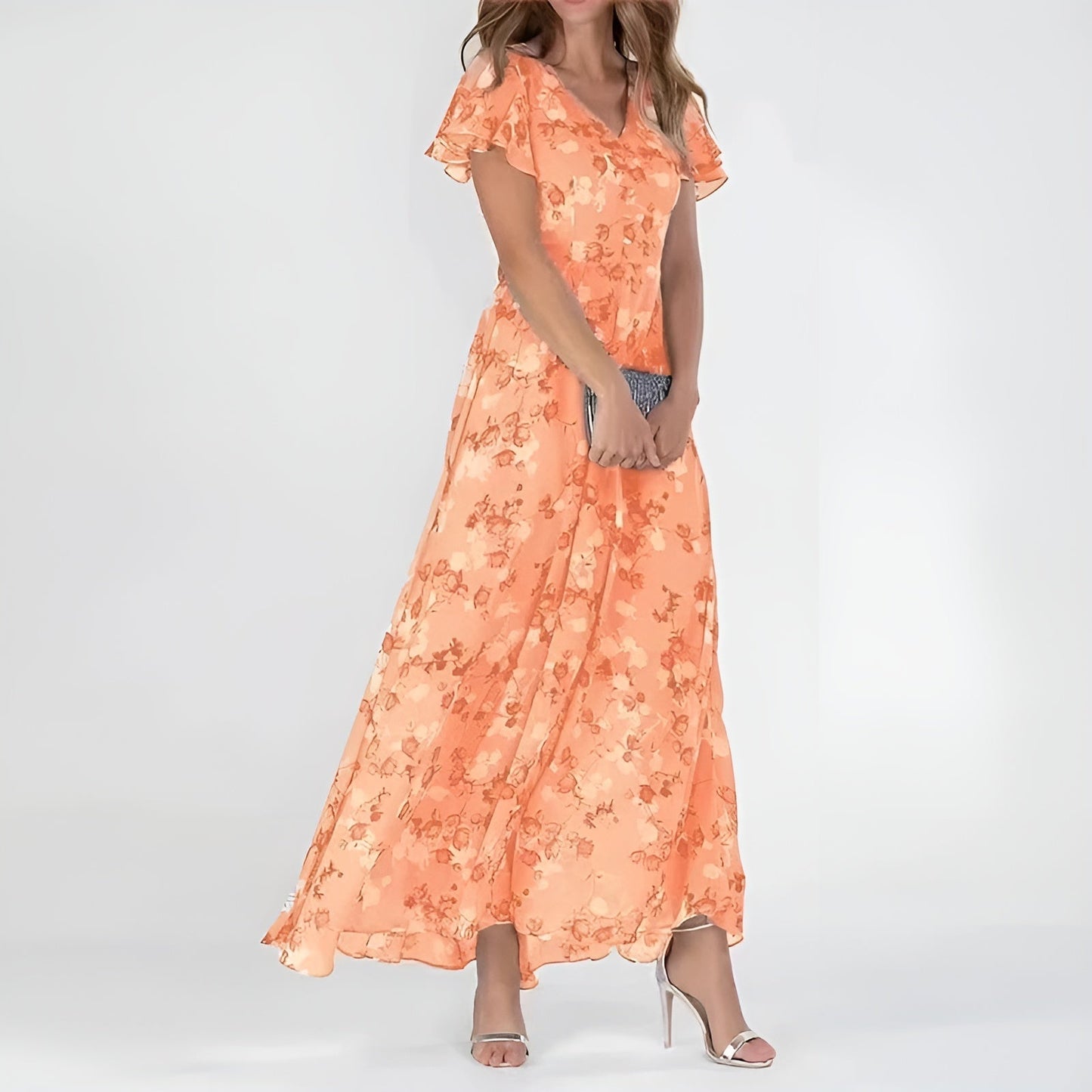 Valeria | Vestido Largo Floral Elegante