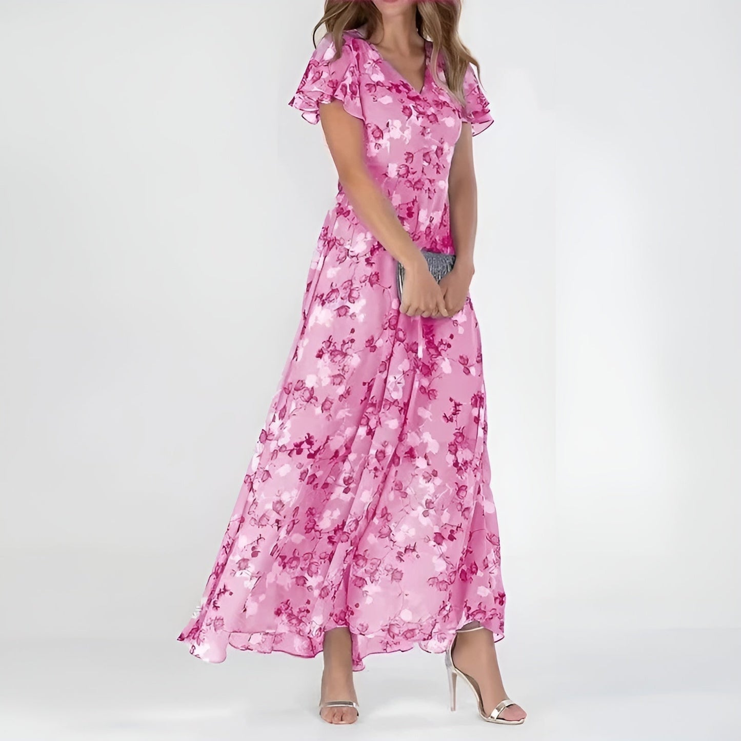 Valeria | Vestido Largo Floral Elegante