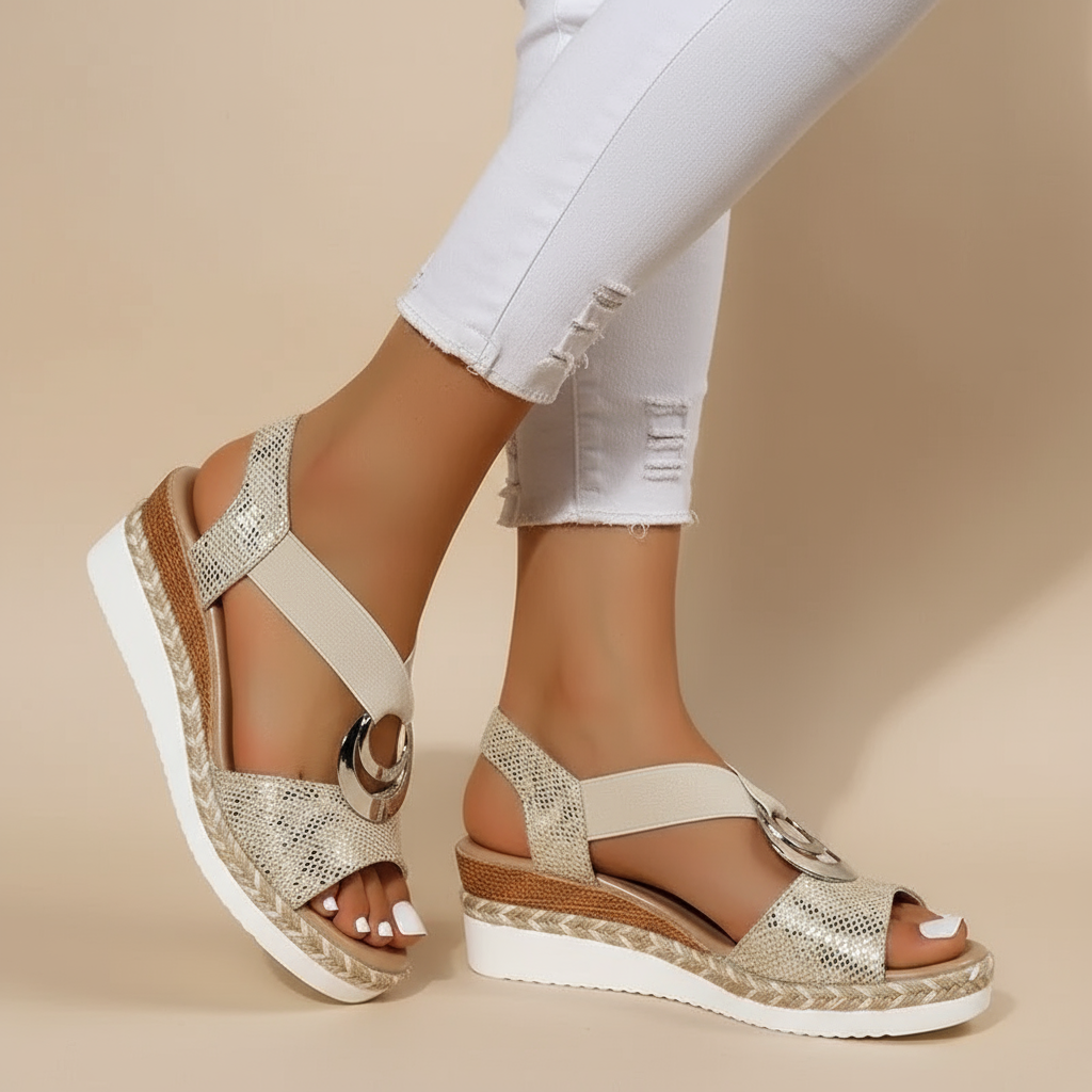 Salomé | Sandalias de plataforma elegantes