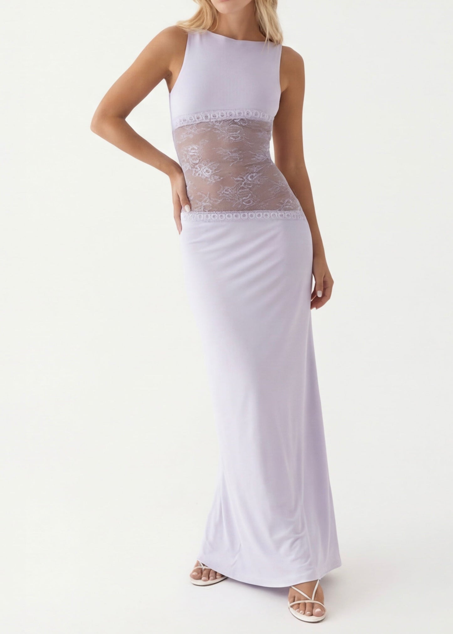 Aitana | Vestido largo con corte vaporoso