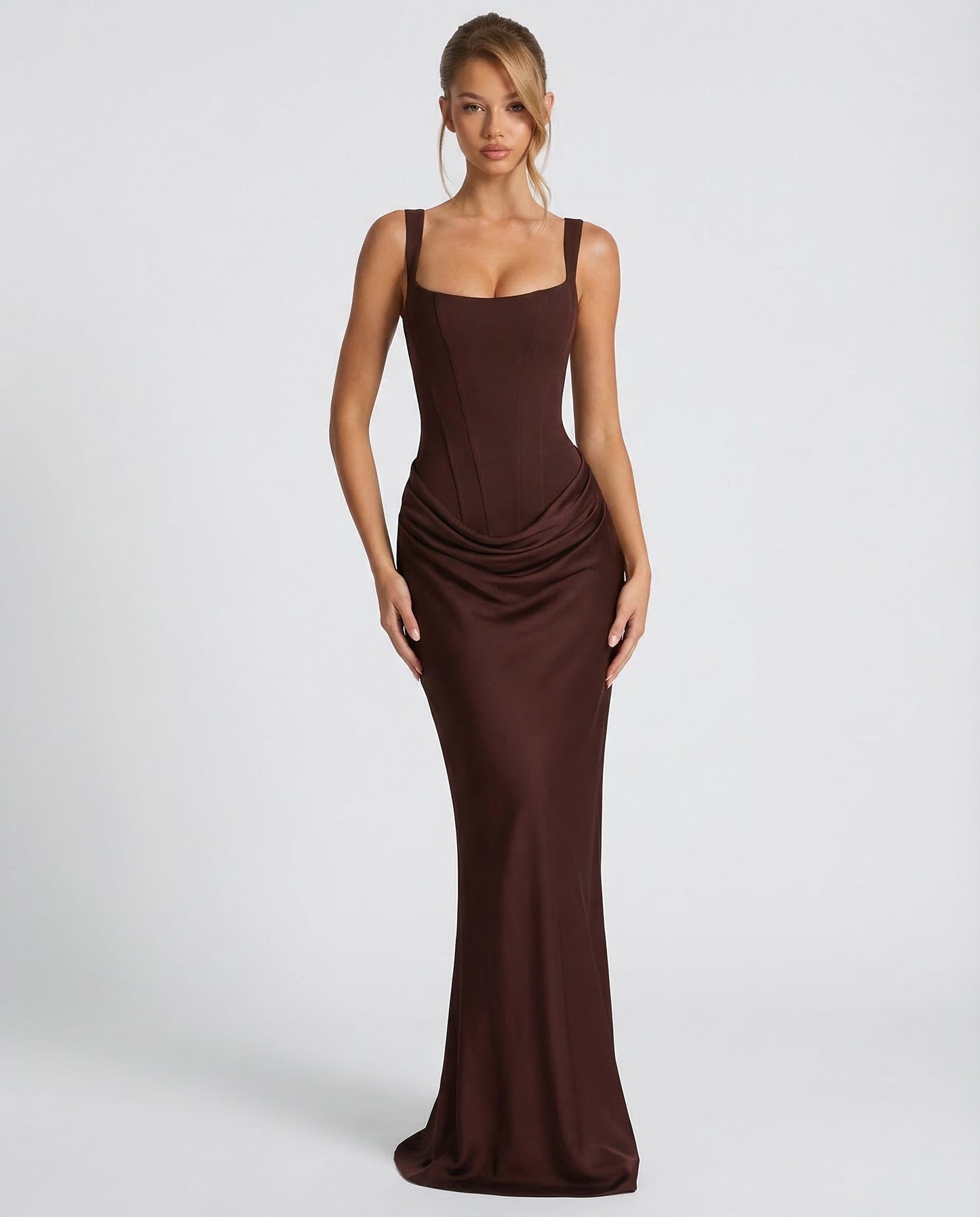 Isabel | Maxi con corte de reloj de arena
