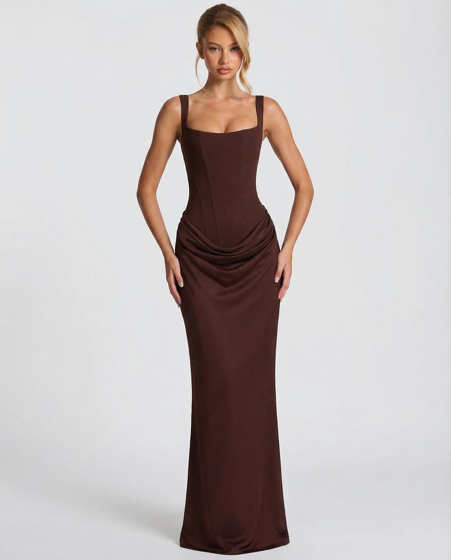 Isabel | Maxi con corte de reloj de arena
