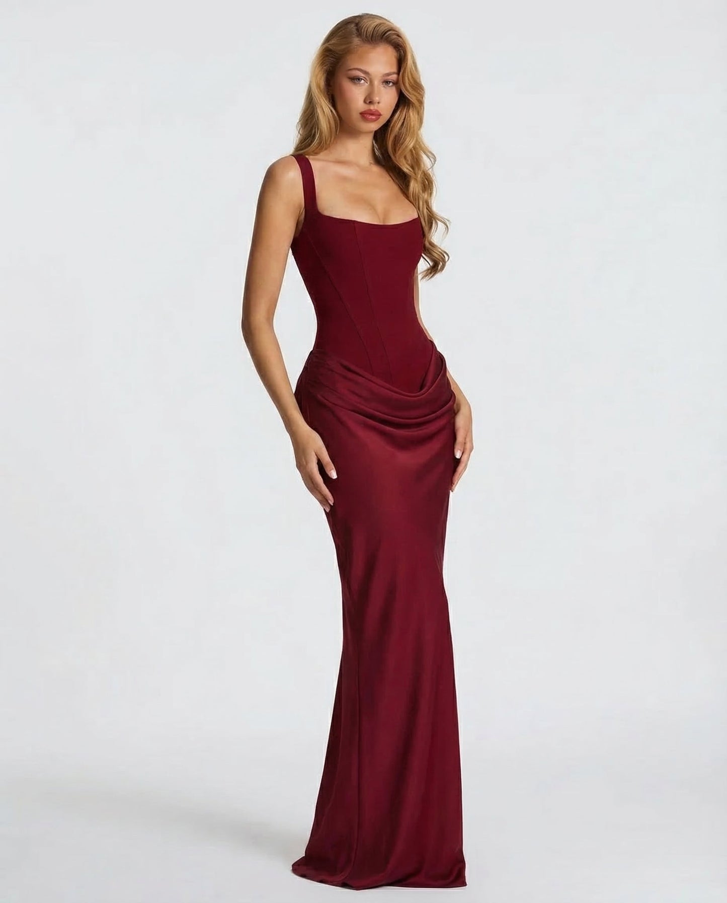 Isabel | Maxi con corte de reloj de arena