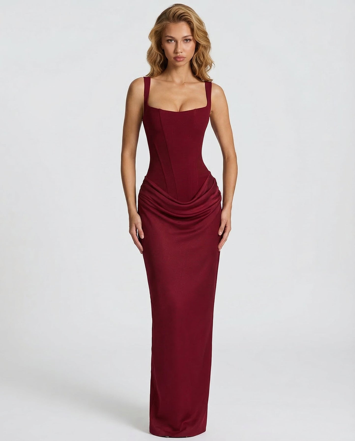 Isabel | Maxi con corte de reloj de arena