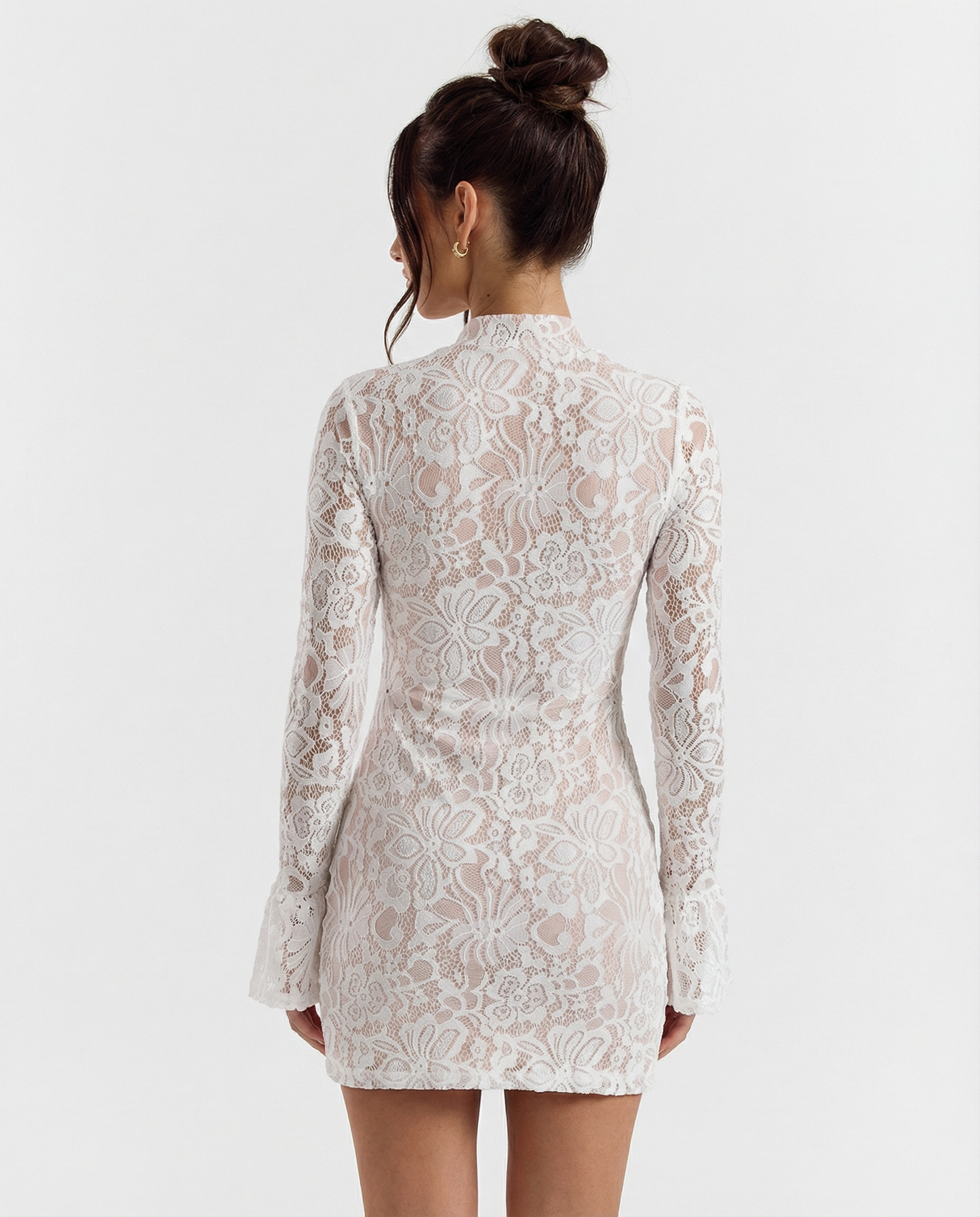 Julia | Mini vestido de encaje Midnight Muse