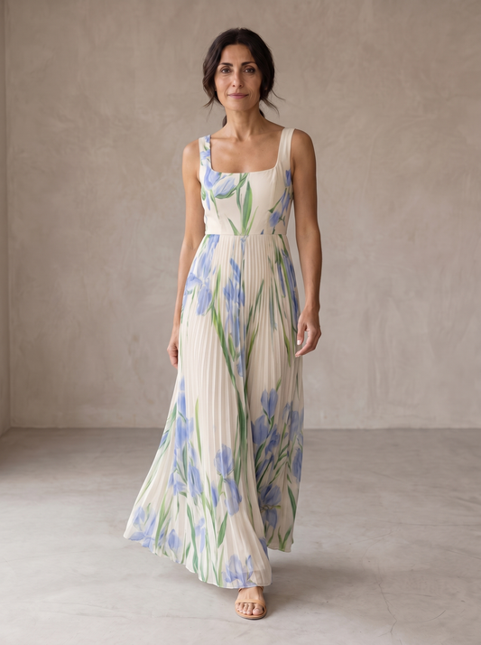 Oriana | Maxivestido Floral Corte en A