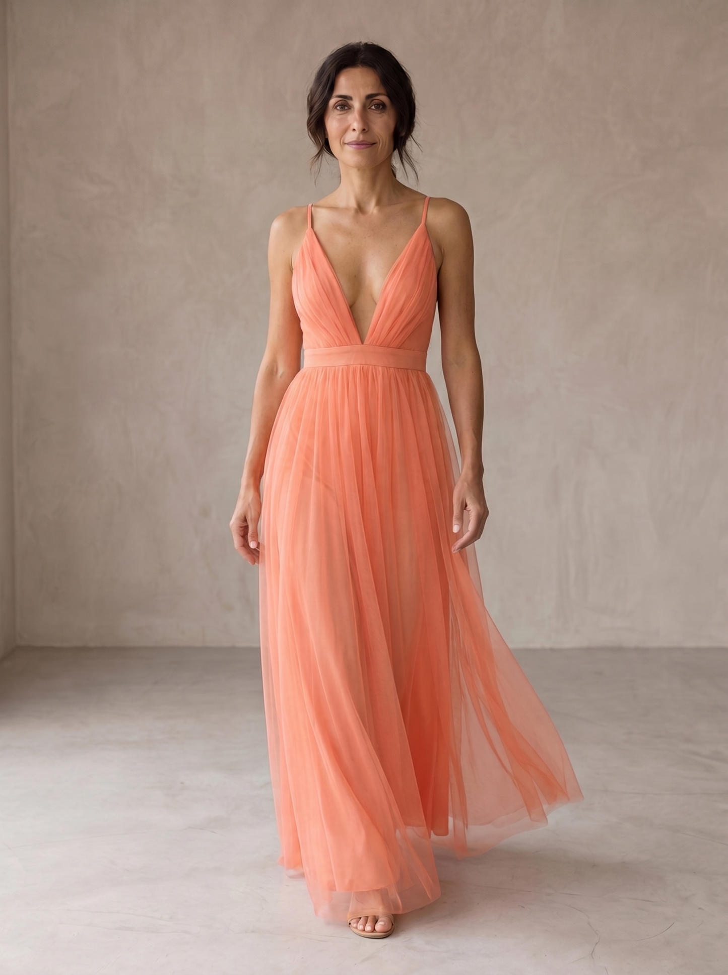 Coral | Maxivestido Luz Coral