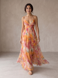 Gisela | Maxivestido con Estampado Floral