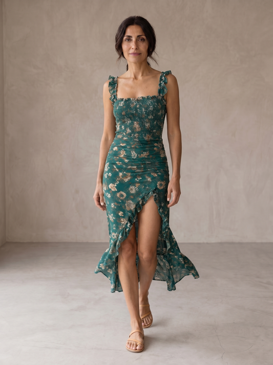Mayte | Vestido Largo Elegante Retro