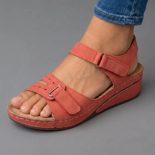 Gloria | Sandalias Ortopédicas Cómodas con Cuña