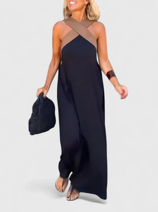 Beatriz | Vestido elegante de espalda cruzada