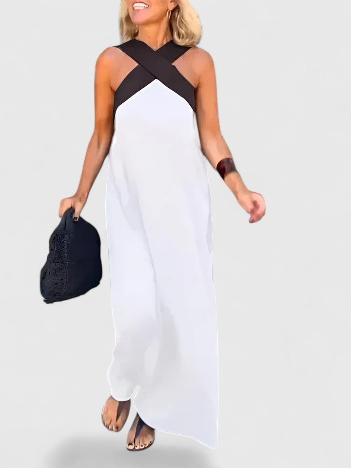 Beatriz | Vestido elegante de espalda cruzada