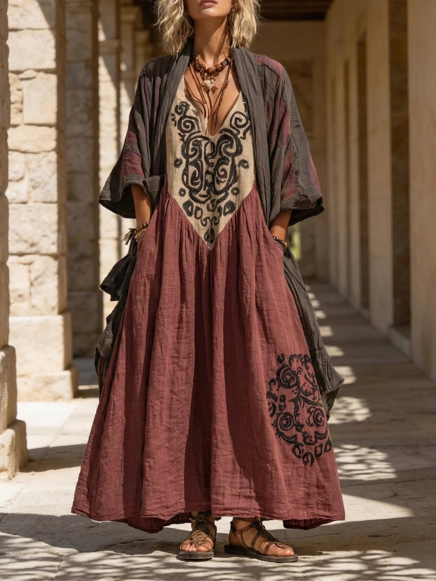 Alma - Conjunto de 2 Piezas Bohemio
