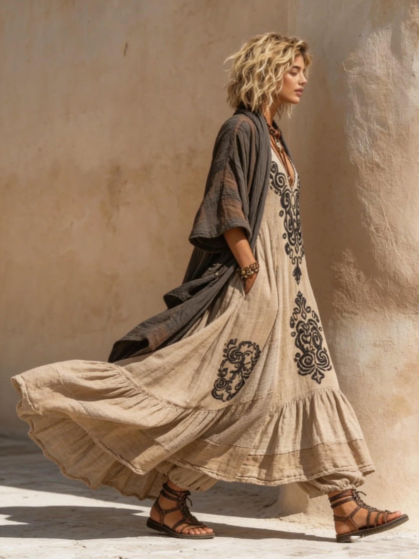 Elena - Conjunto De 2 Piezas Bohemio