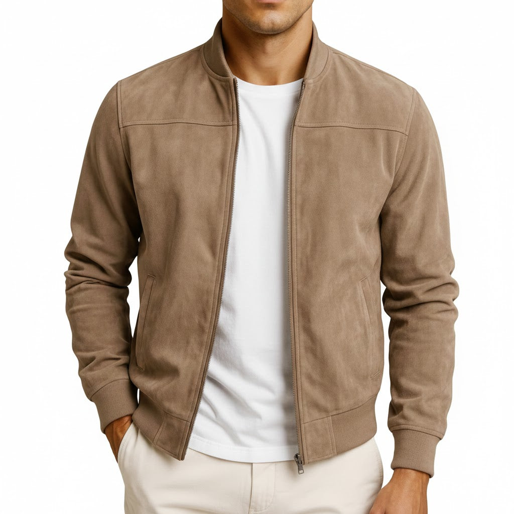 Marcos™ – La chaqueta de ante auténtico para hombre